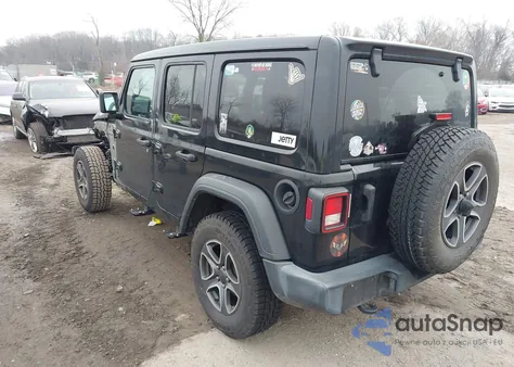 2020 Jeep Wrangler Unlimited Sport S 4X4 z USA, uszkodzony, nr VIN 1C4HJXDN2LW340055